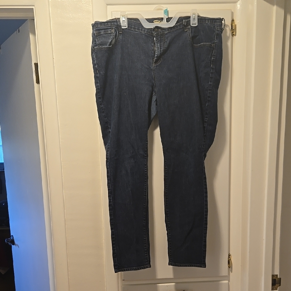 Old Navy Blue Skinny Jeans Dark Wash Stretch